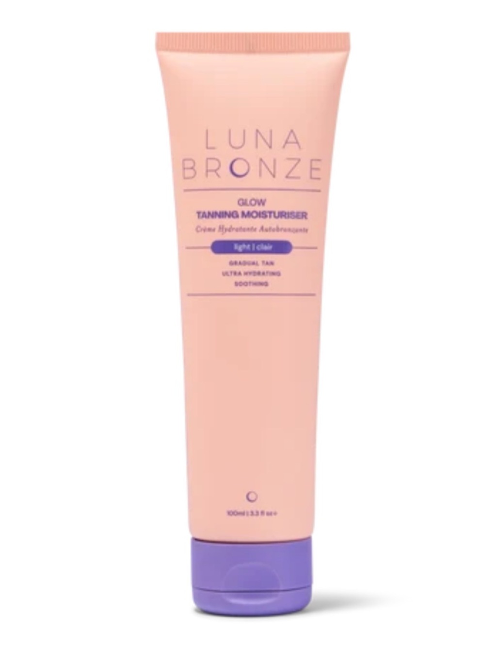 Luna Bronze Glow Gradual Tanning Moisturizer in Light 3.3oz BRAND NEW/SEALED
